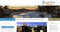 Desktop Screenshot of coolumbeachbaptist.com